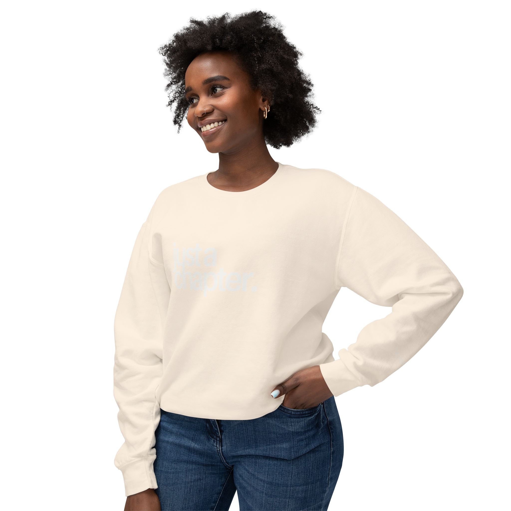 Just a Chapter Crewneck Sweatshirt : Chemo Queens™ Collection