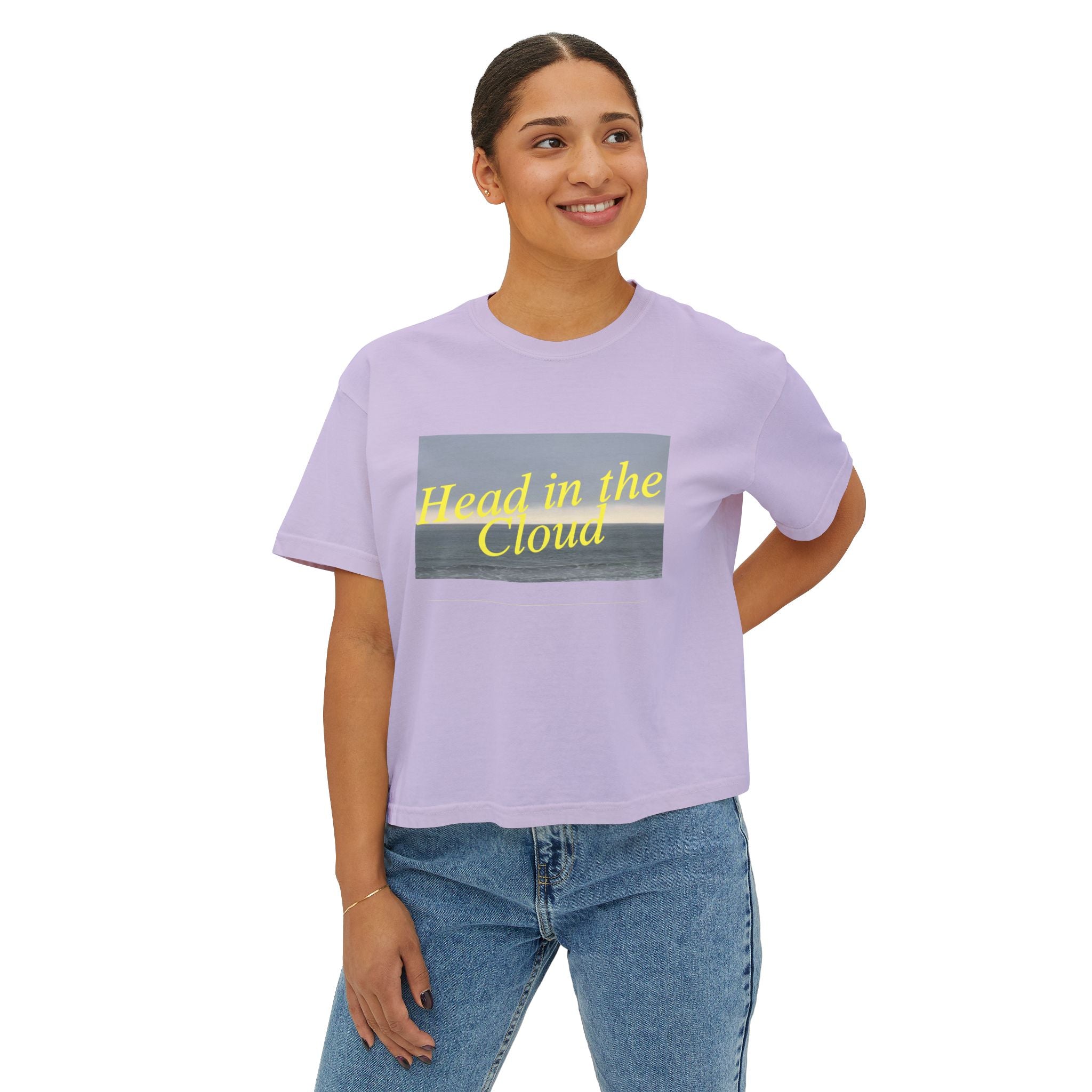 "Head in the Cloud" Crop Tee - Limited Edition by The Chemo Queens™