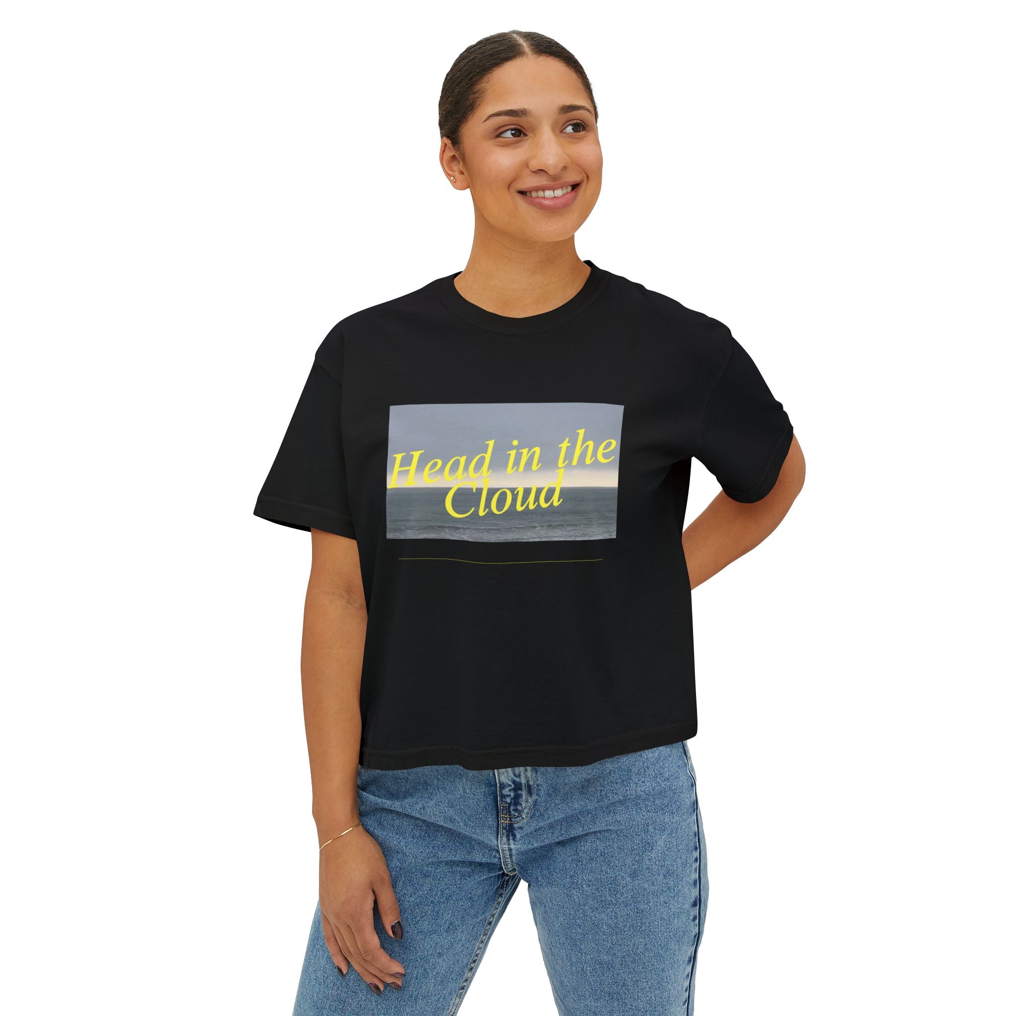 "Head in the Cloud" Crop Tee - Limited Edition by The Chemo Queens™