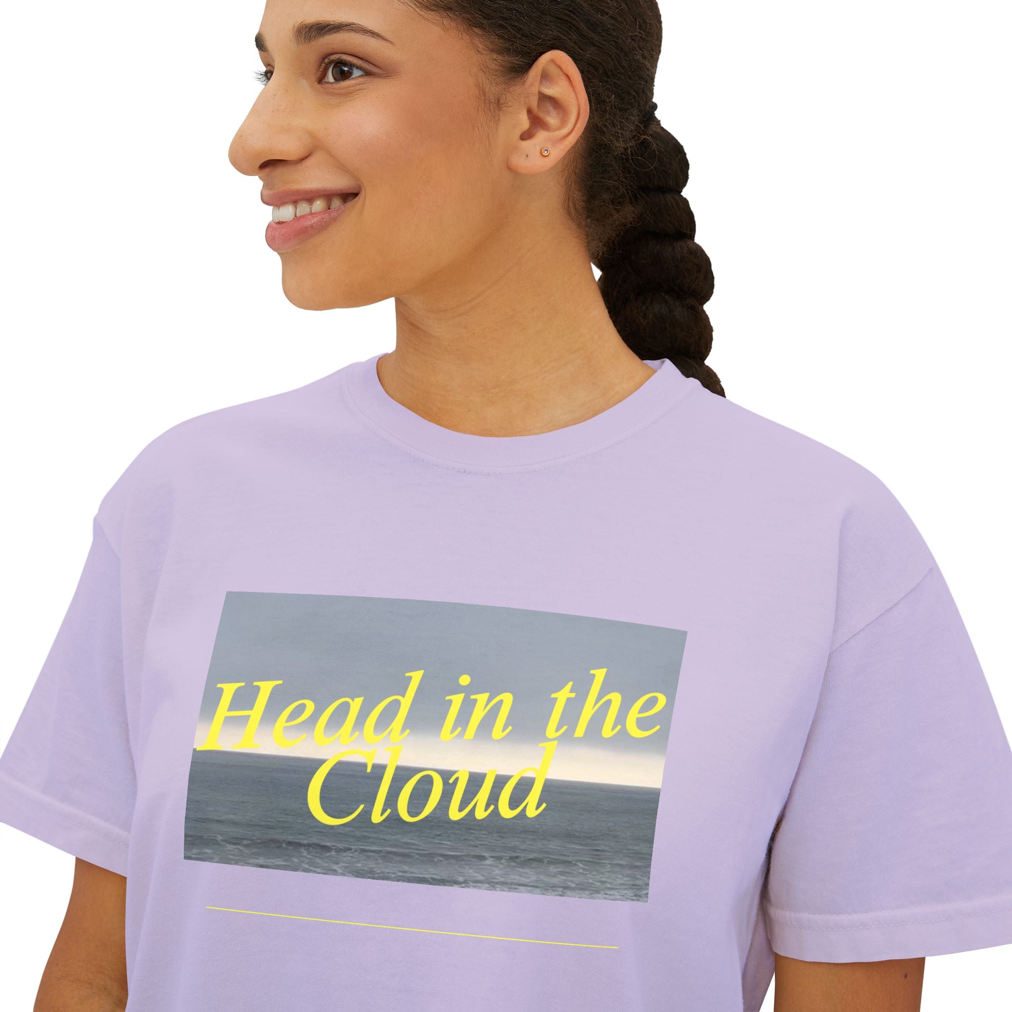 "Head in the Cloud" Crop Tee - Limited Edition by The Chemo Queens™