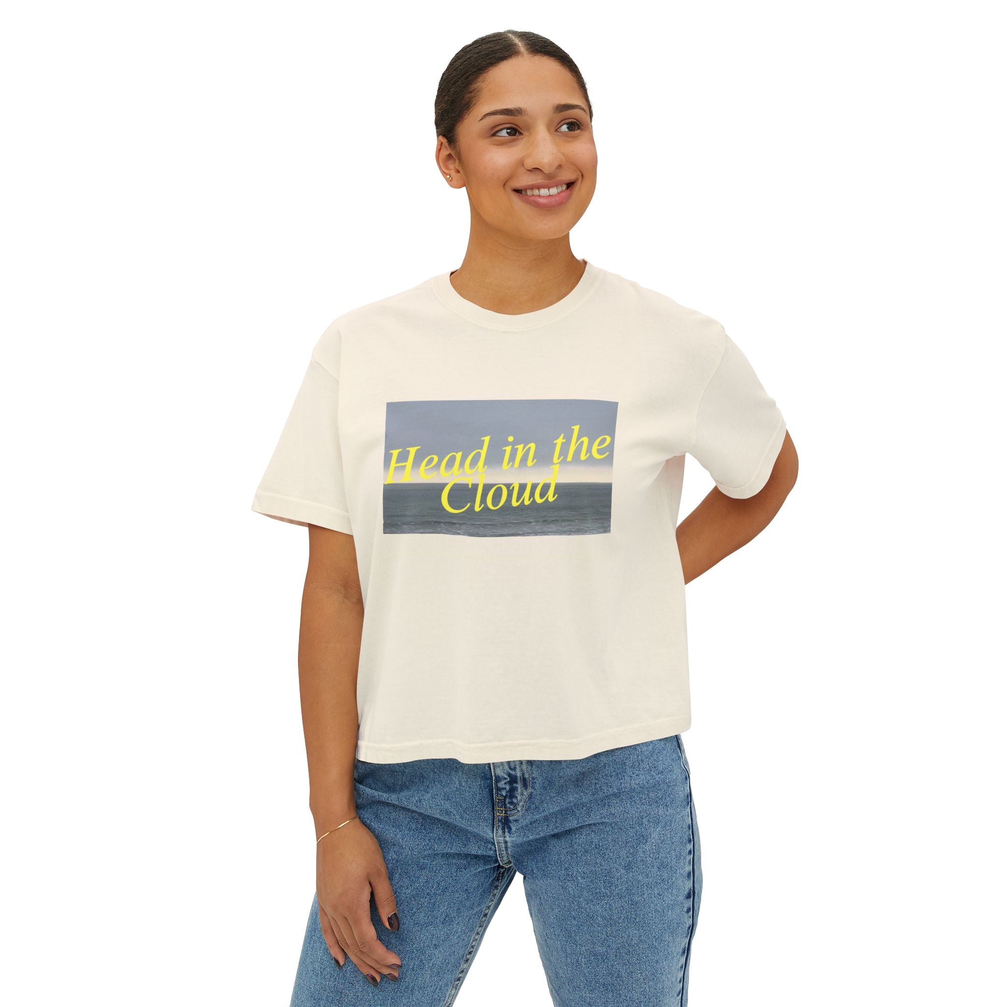 "Head in the Cloud" Crop Tee - Limited Edition by The Chemo Queens™