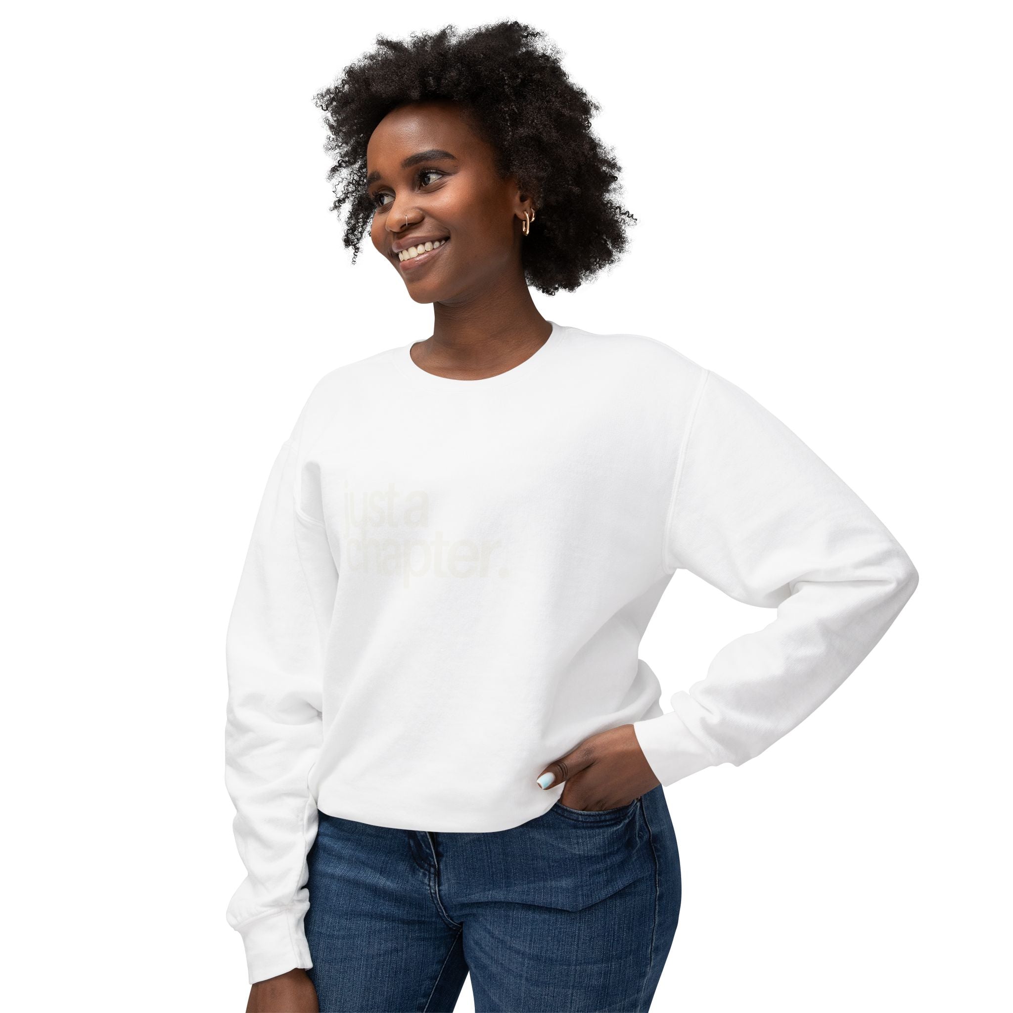 Just a Chapter Crewneck Sweatshirt : Chemo Queens™ Collection