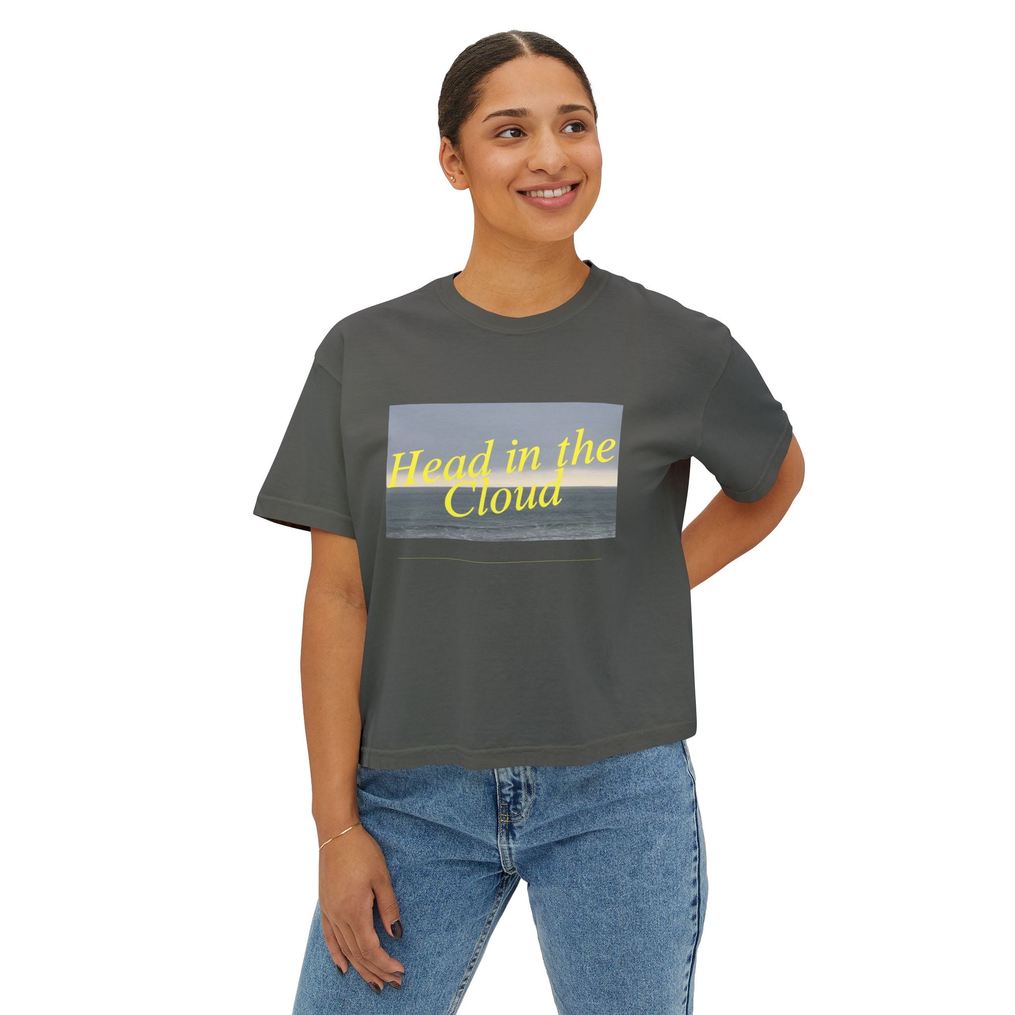 "Head in the Cloud" Crop Tee - Limited Edition by The Chemo Queens™