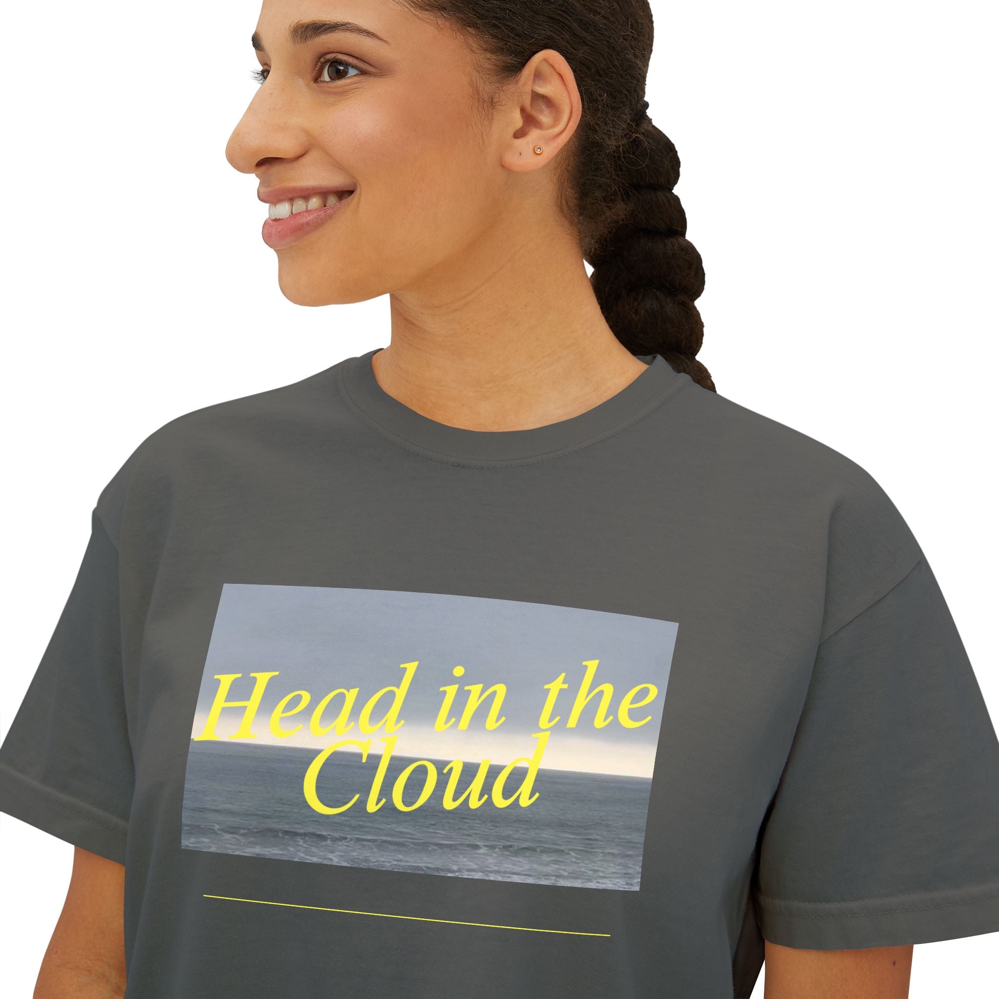 "Head in the Cloud" Crop Tee - Limited Edition by The Chemo Queens™
