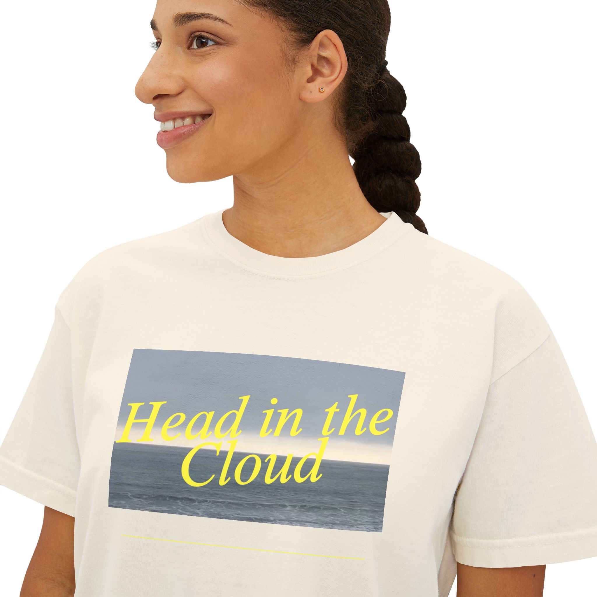 "Head in the Cloud" Crop Tee - Limited Edition by The Chemo Queens™